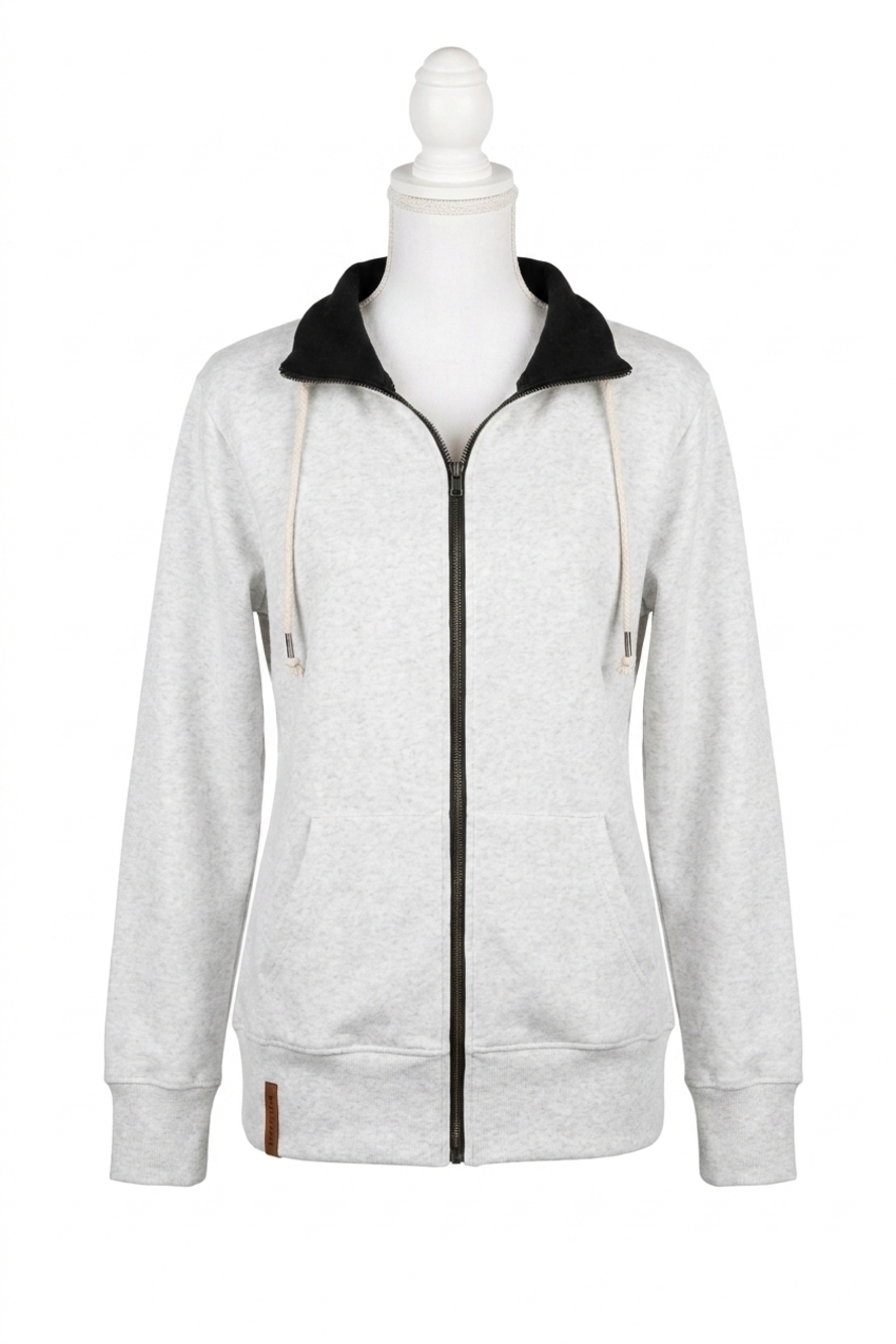 NEW AMPERSAND AVE fullzip sweatshirt in peace and quiet